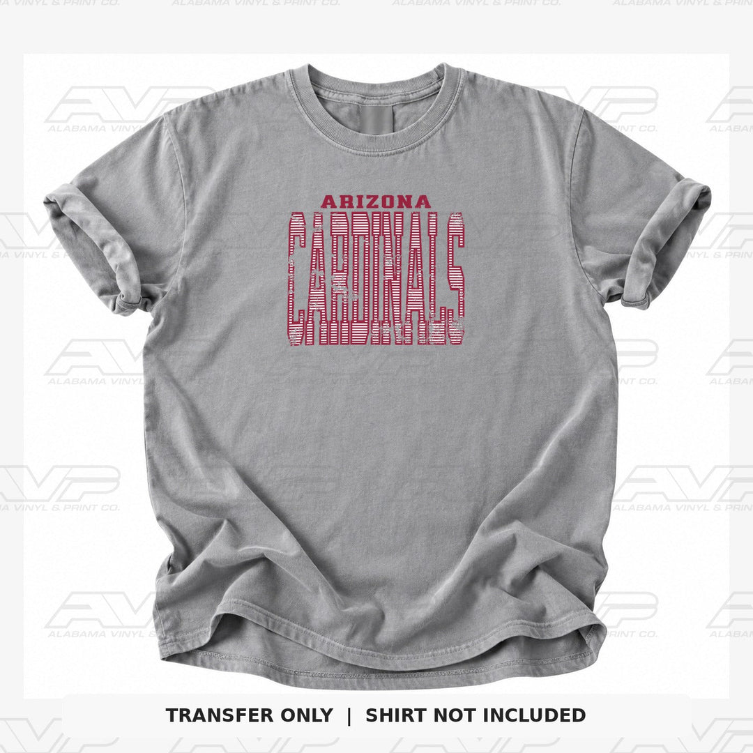 Arizona Cardinals Stripes Alabama Vinyl & Print Co.