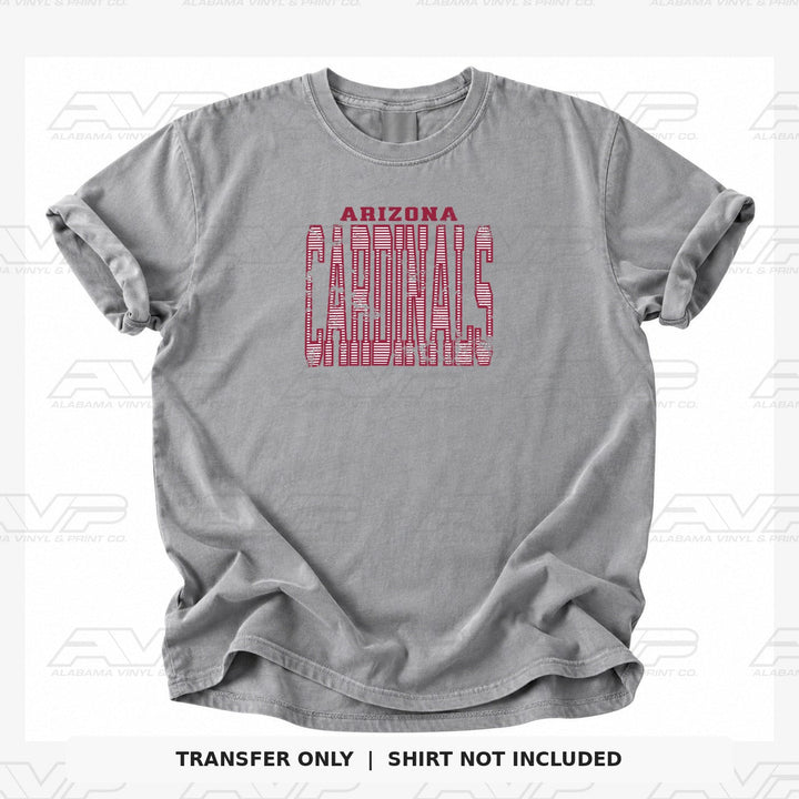 Arizona Cardinals Stripes Alabama Vinyl & Print Co.
