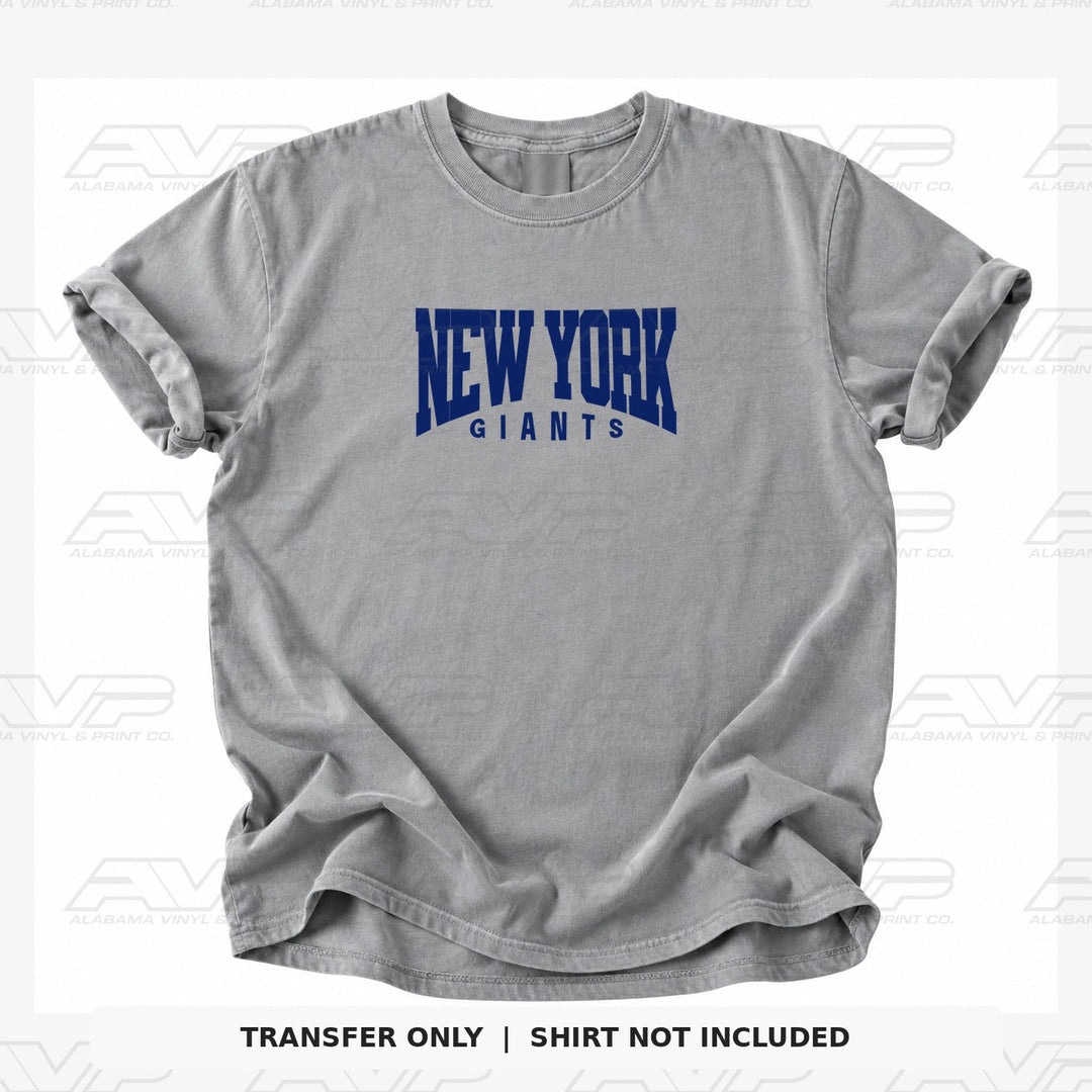 New York Giants Classic Alabama Vinyl & Print Co.