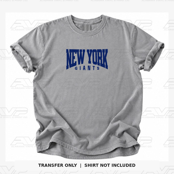 New York Giants Classic Alabama Vinyl & Print Co.