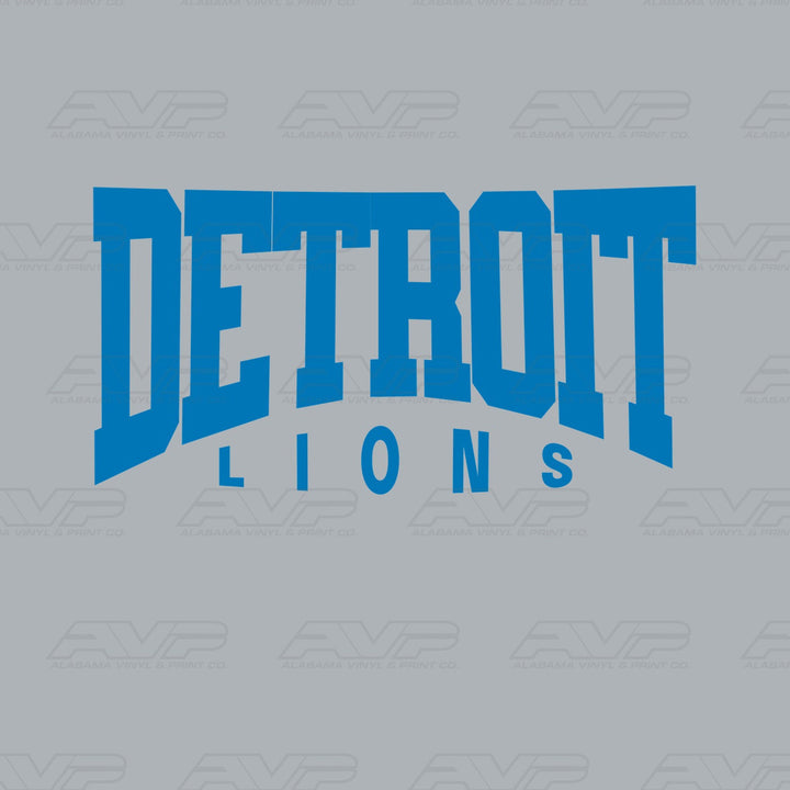 Detroit Lions Classic Alabama Vinyl & Print Co.