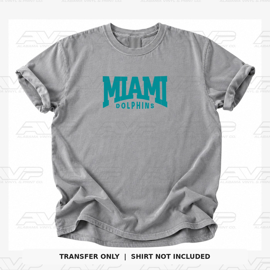 Miami Dolphins Classic Alabama Vinyl & Print Co.