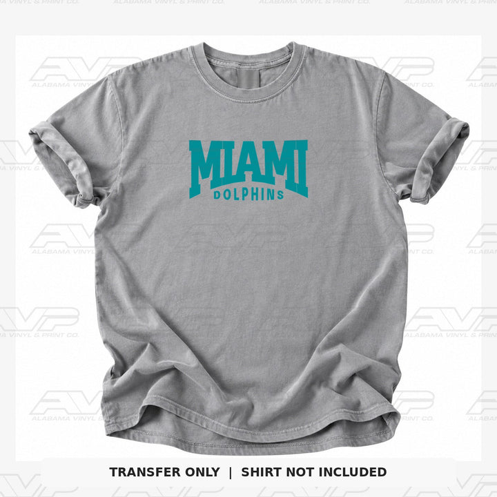 Miami Dolphins Classic Alabama Vinyl & Print Co.