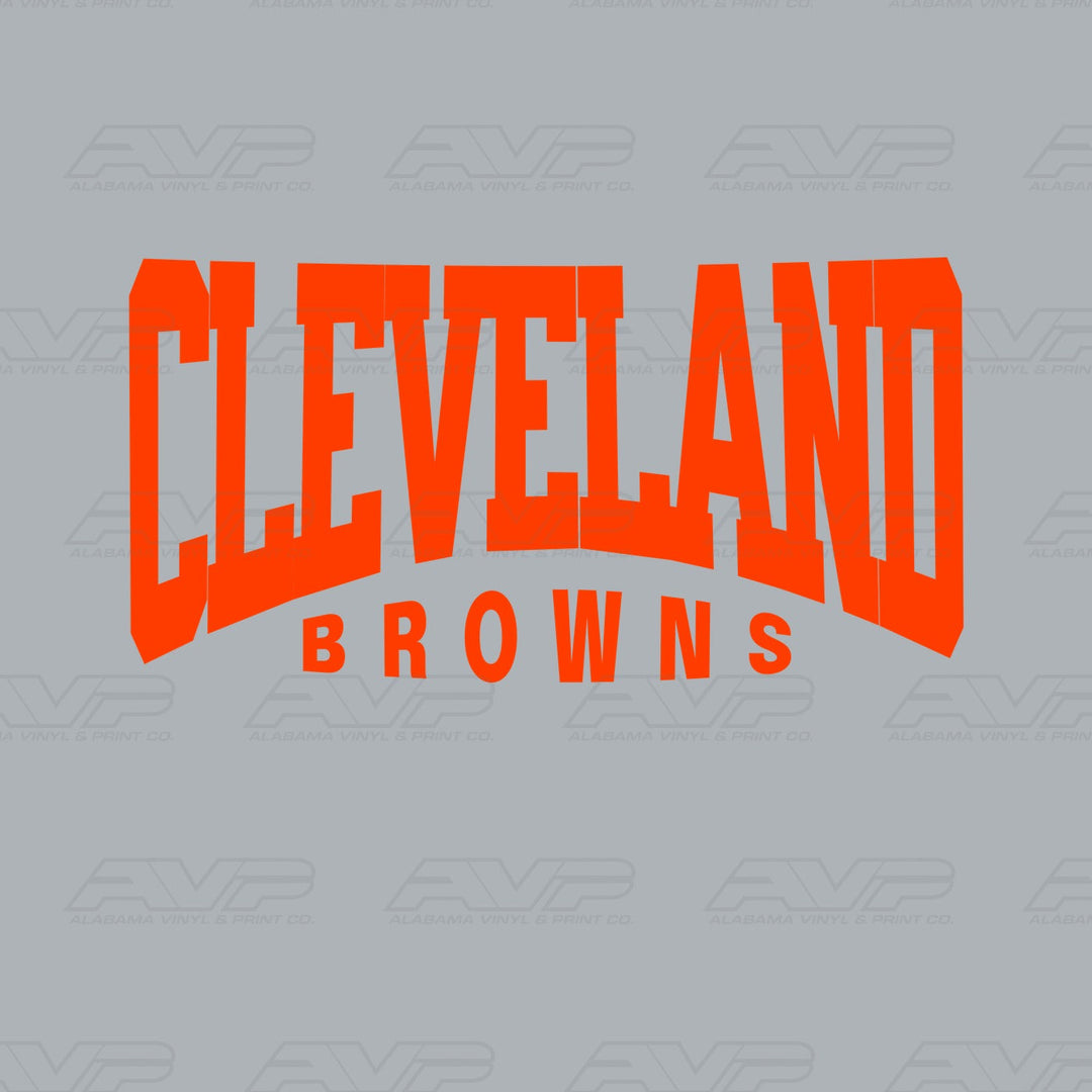 Cleveland Browns Classic Alabama Vinyl & Print Co.