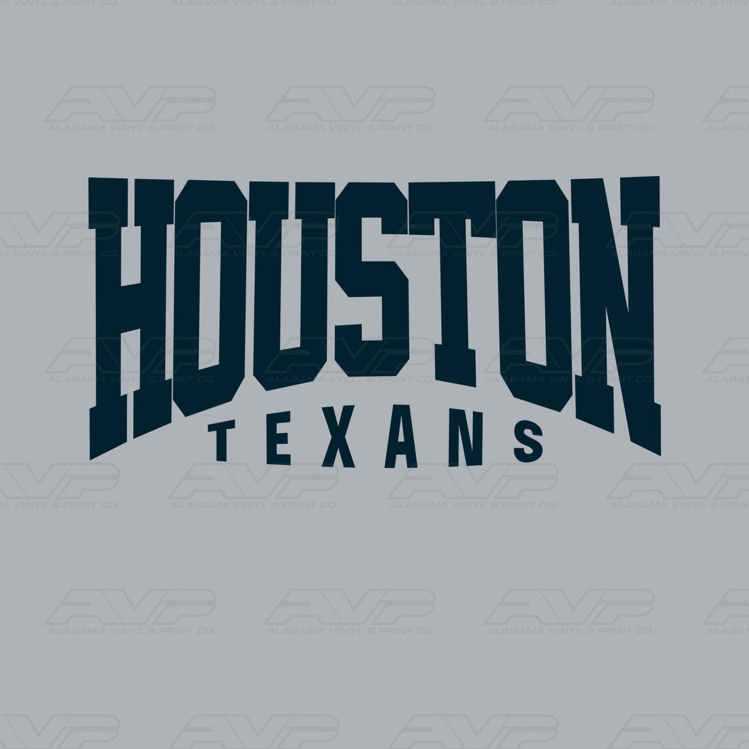 Houston Texans Classic Alabama Vinyl & Print Co.