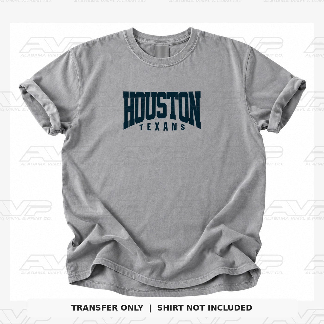Houston Texans Classic Alabama Vinyl & Print Co.