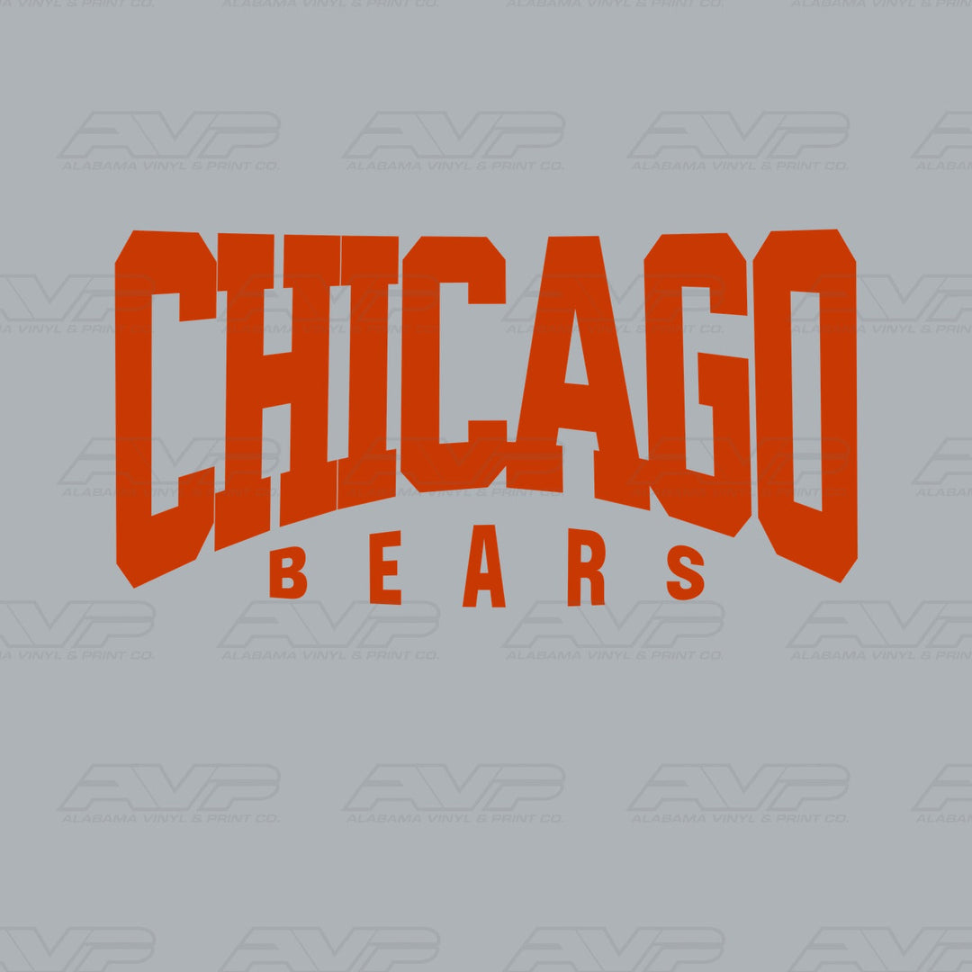 Chicago Bears Classic Alabama Vinyl & Print Co.