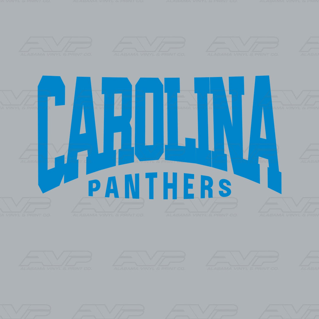 Carolina Panthers Classic Alabama Vinyl & Print Co.