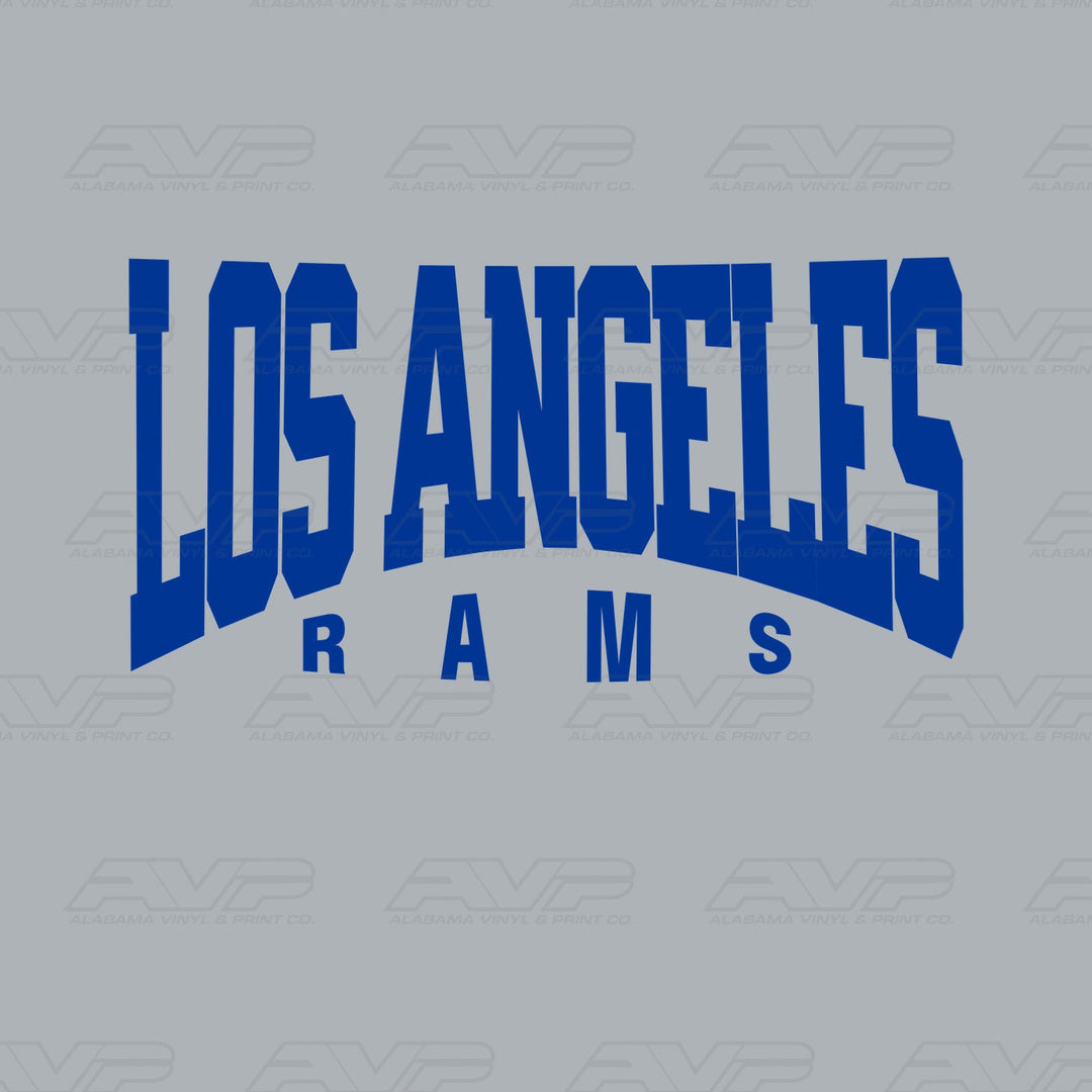 Los Angeles Rams Classic Alabama Vinyl & Print Co.