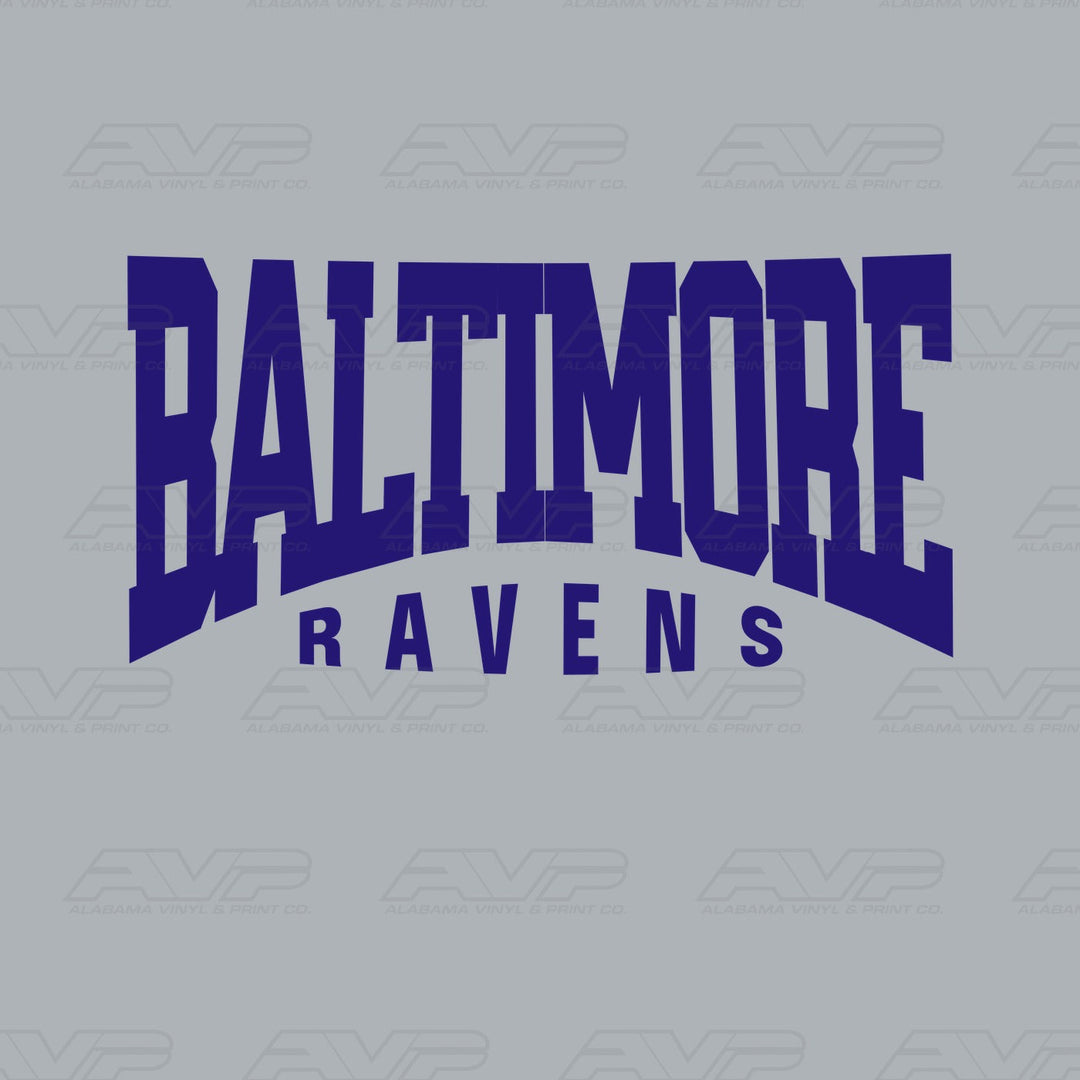 Baltimore Ravens Classic Alabama Vinyl & Print Co.