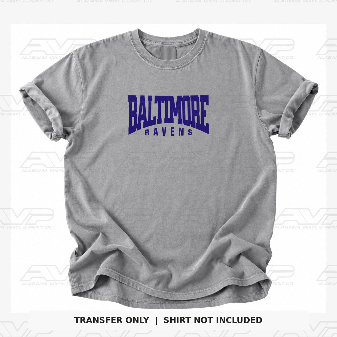Baltimore Ravens Classic Alabama Vinyl & Print Co.