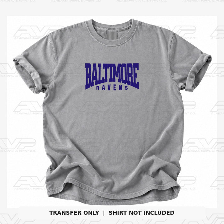 Baltimore Ravens Classic Alabama Vinyl & Print Co.