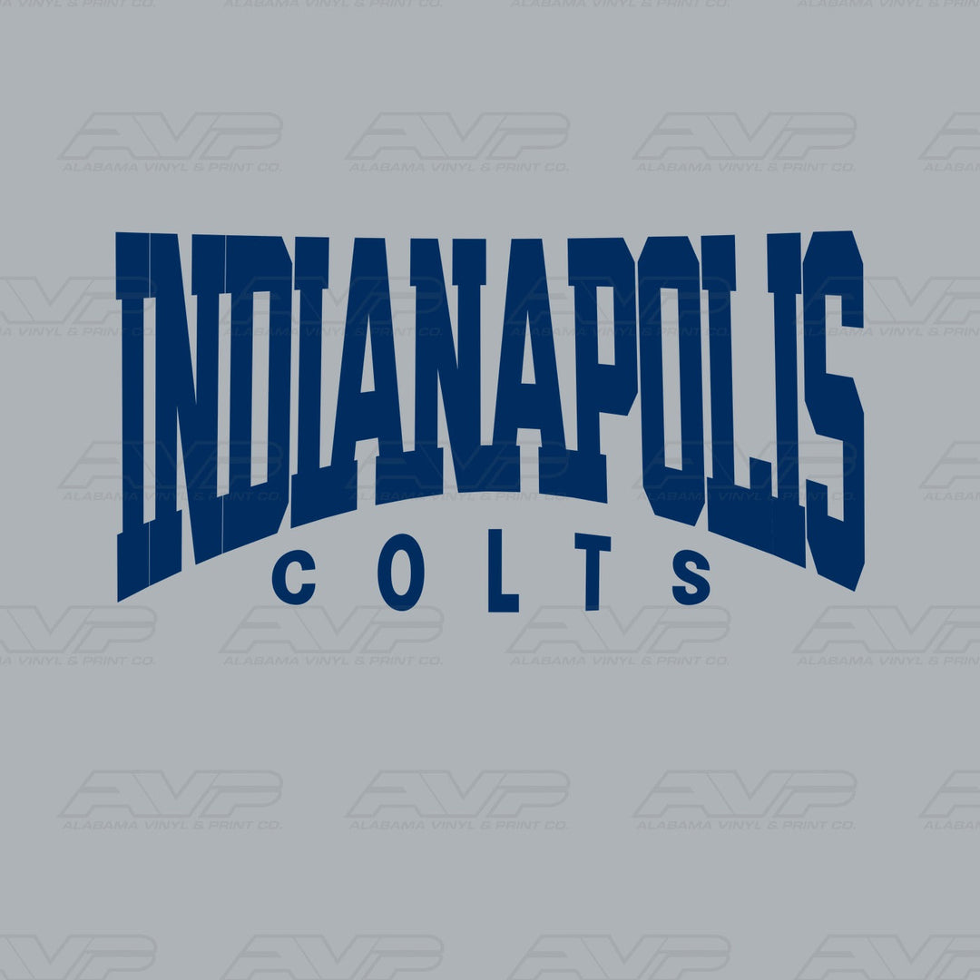 Indianapolis Colts Classic Alabama Vinyl & Print Co.