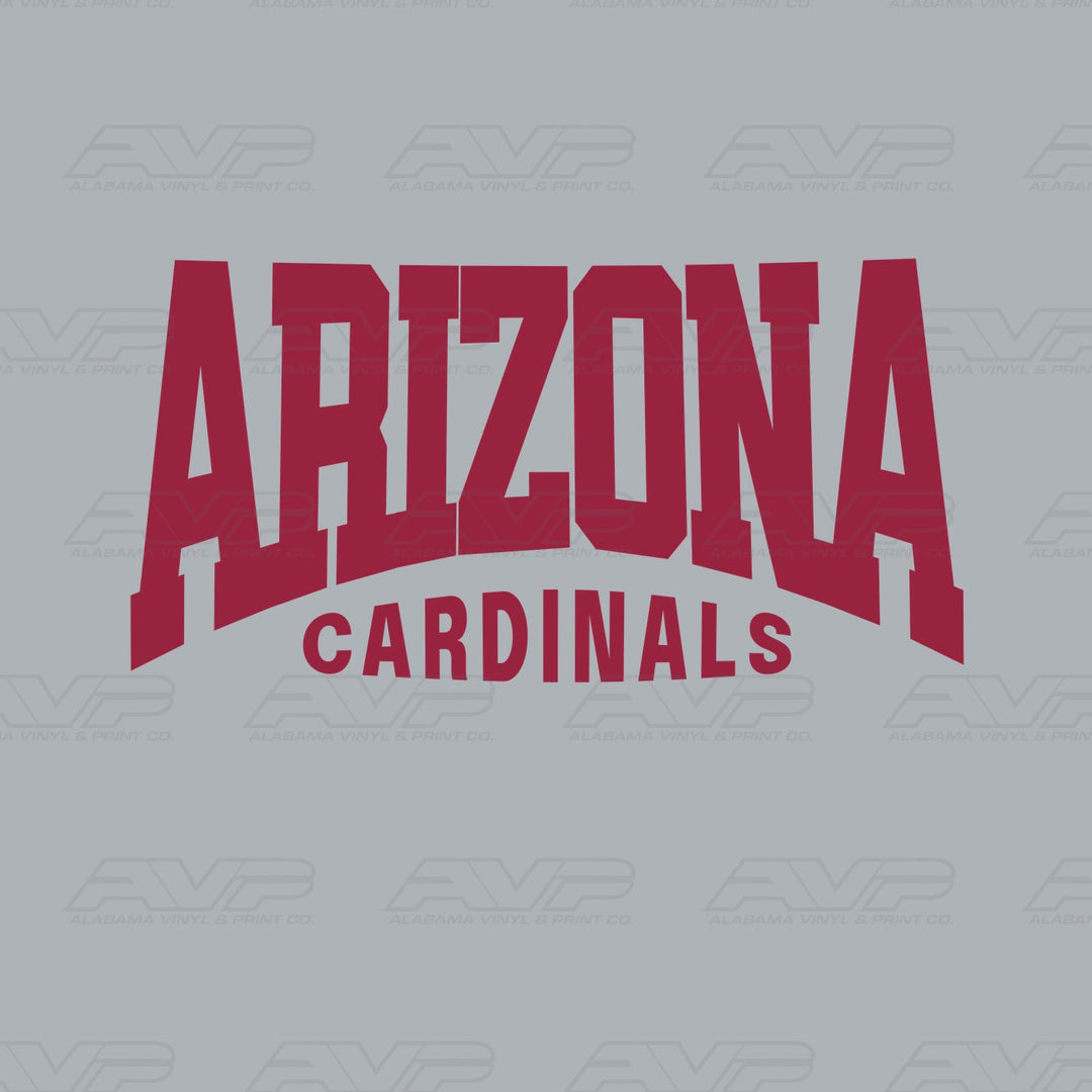 Arizona Cardinals Classic Alabama Vinyl & Print Co.