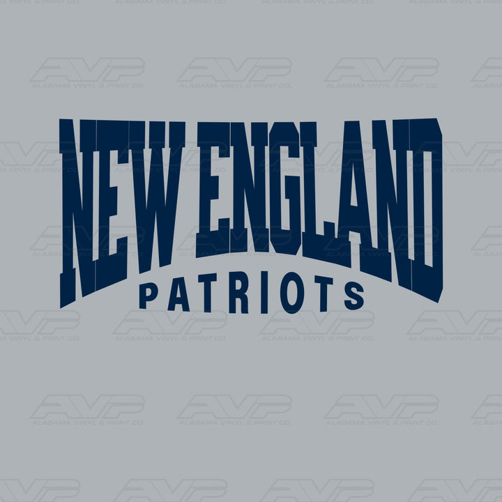 New England Patriots Classic Alabama Vinyl & Print Co.