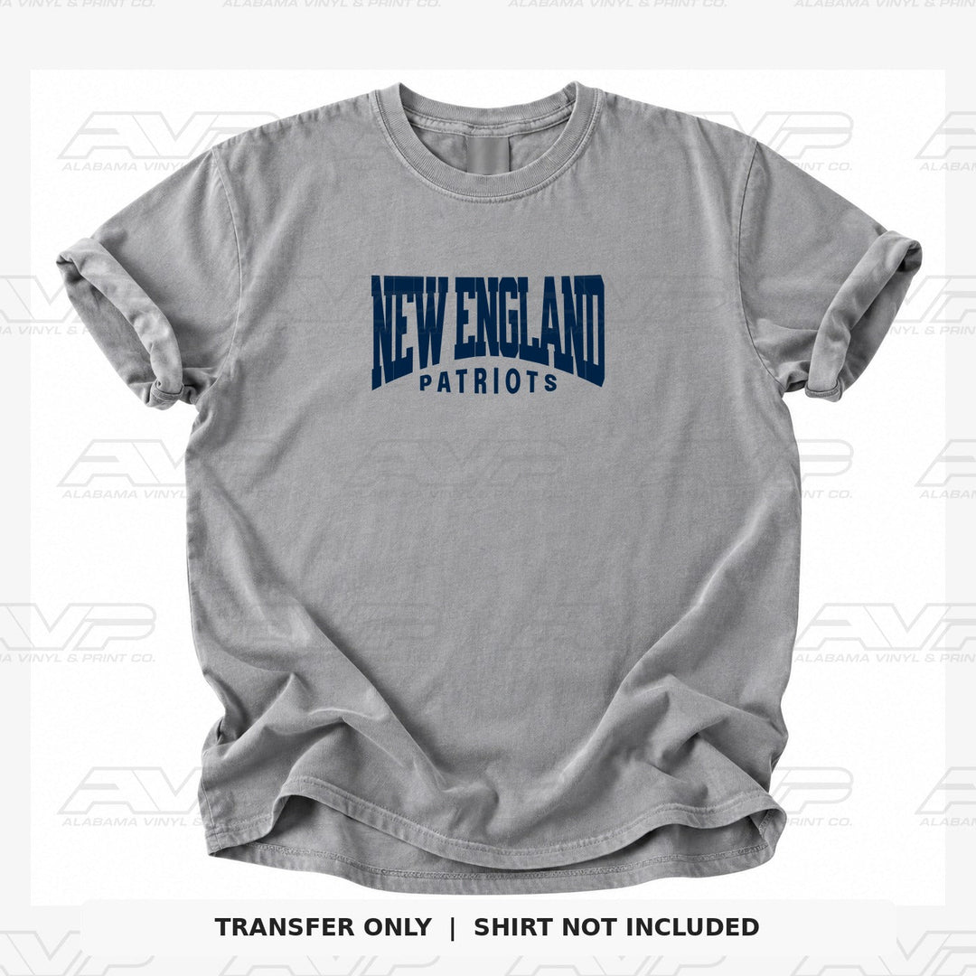 New England Patriots Classic Alabama Vinyl & Print Co.