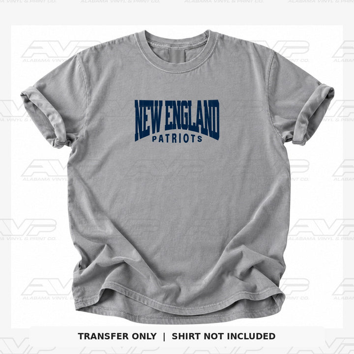 New England Patriots Classic Alabama Vinyl & Print Co.