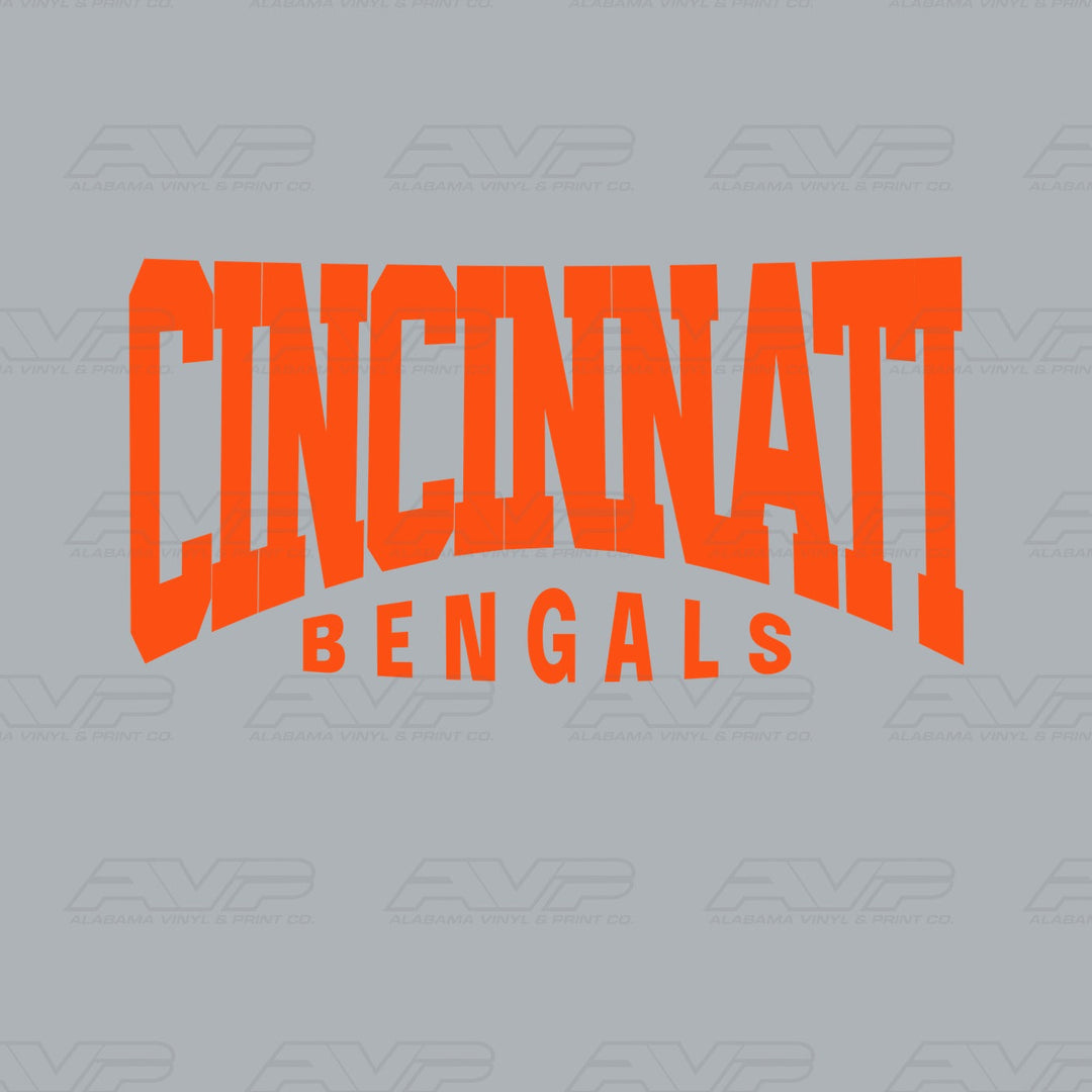 Cincinnati Bengals Classic Alabama Vinyl & Print Co.