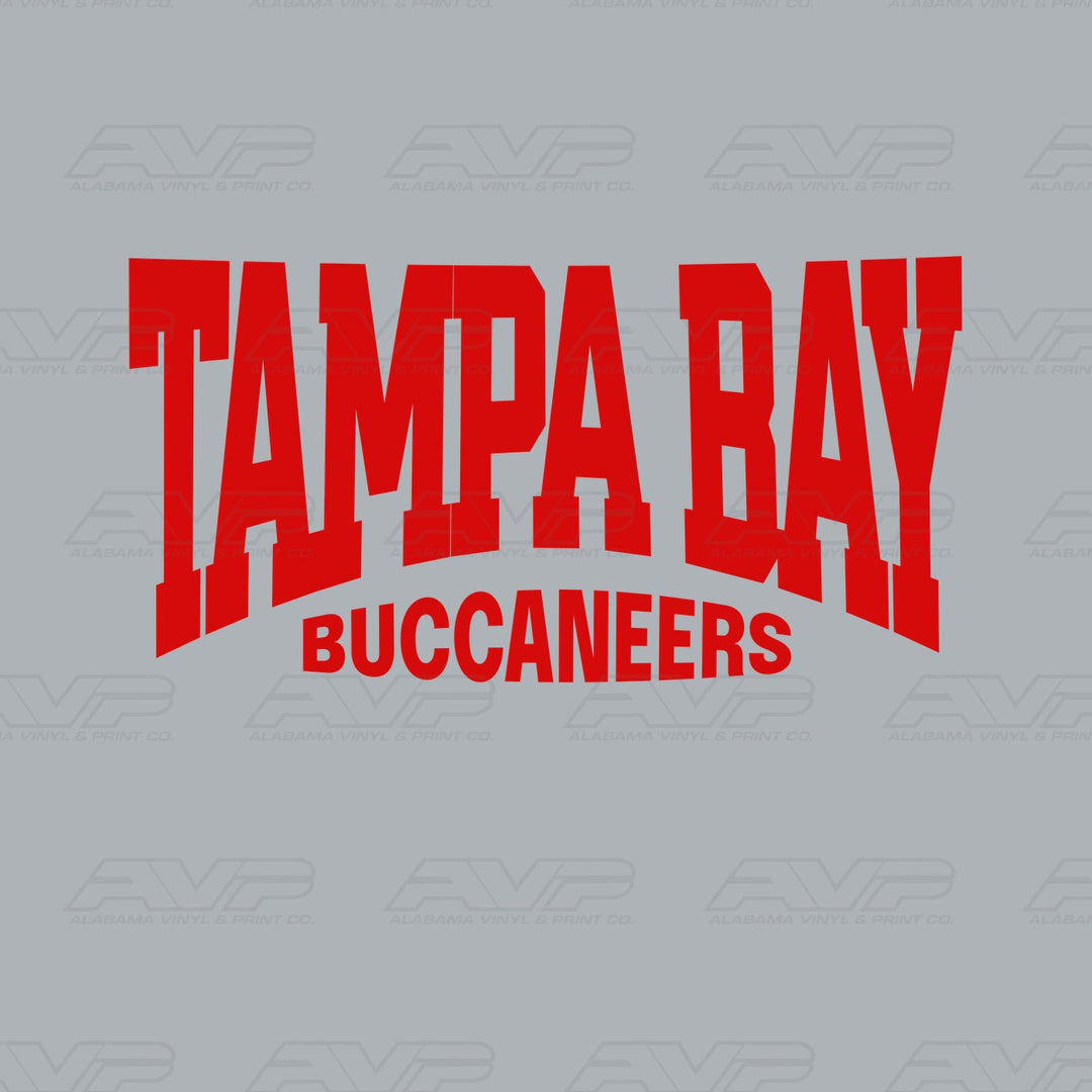 Tampa Bay Buccaneers Classic Alabama Vinyl & Print Co.