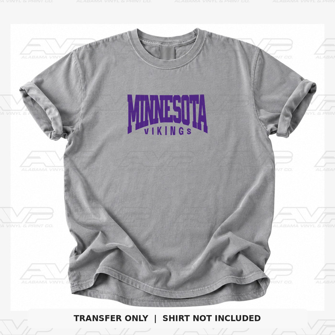 Minnesota Vikings Classic Alabama Vinyl & Print Co.