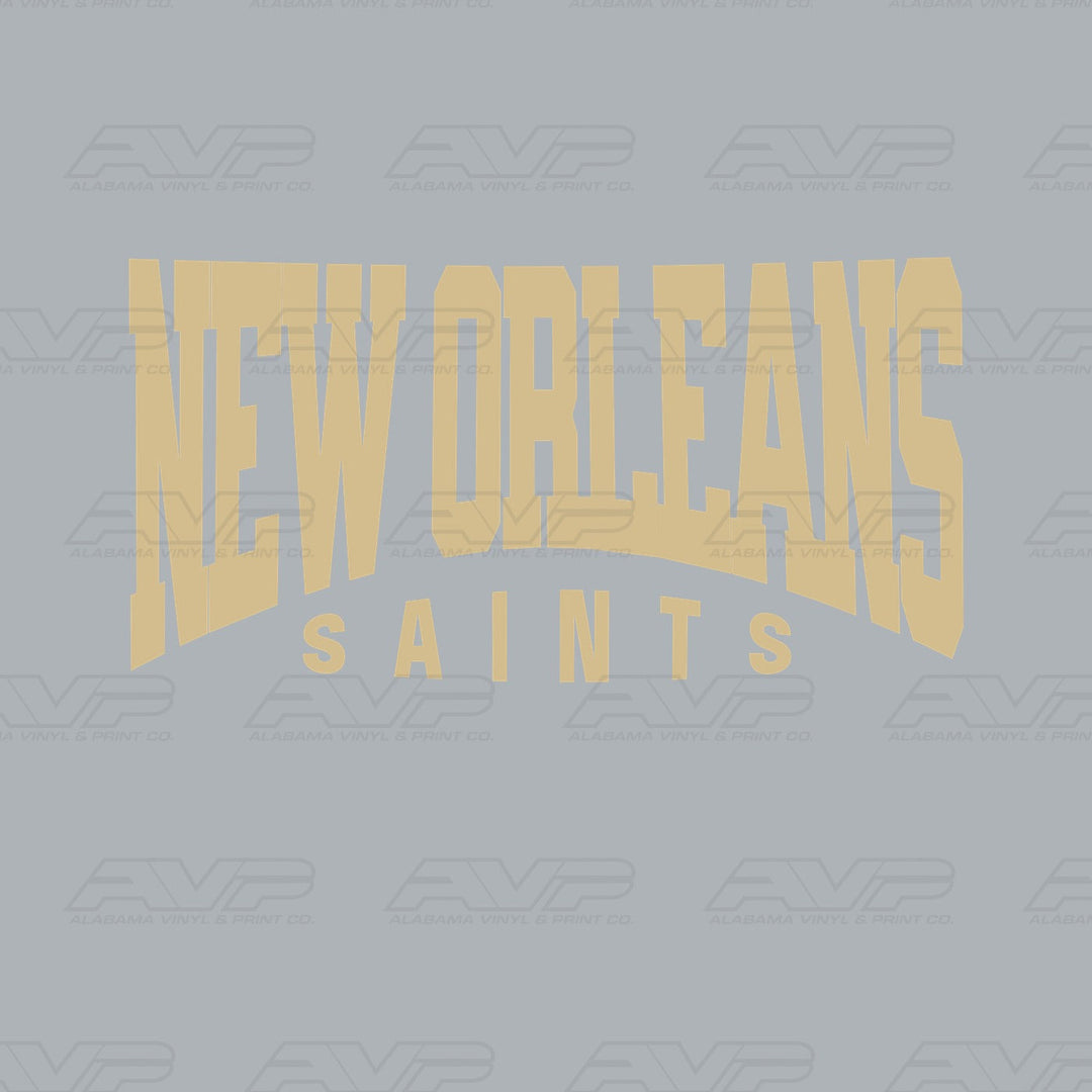 New Orleans Saints Classic Alabama Vinyl & Print Co.