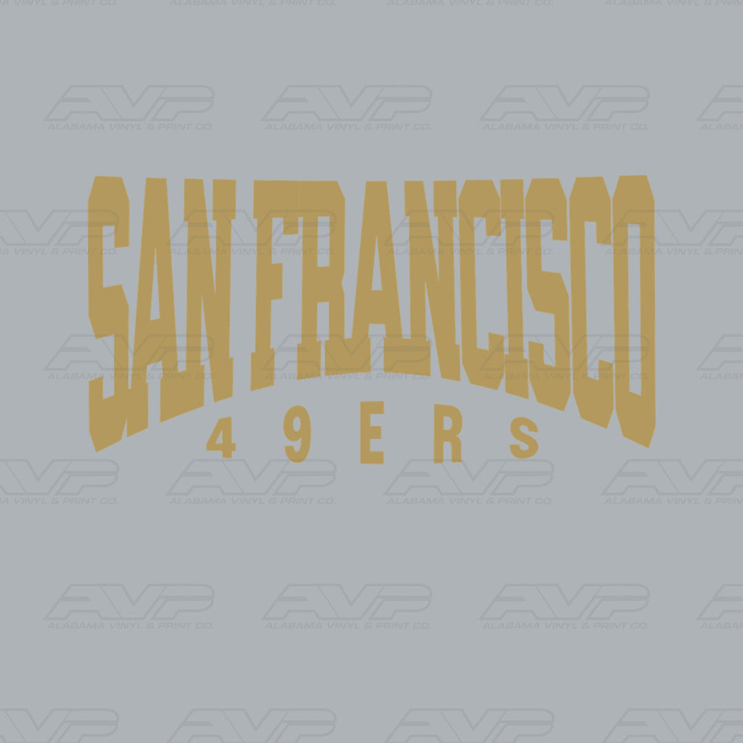 San Francisco 49ers Classic Alabama Vinyl & Print Co.