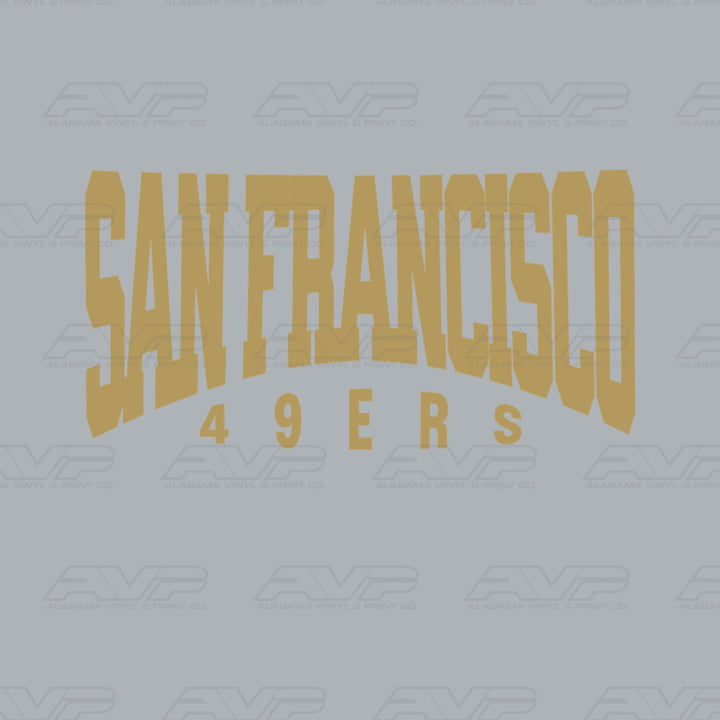San Francisco 49ers Classic Alabama Vinyl & Print Co.