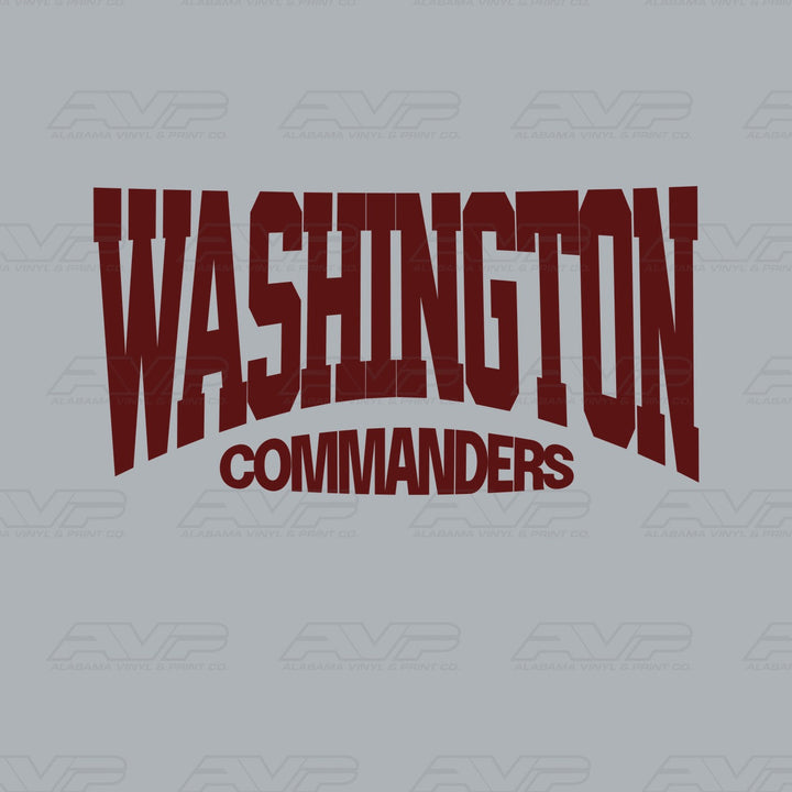 Washington Commanders Classic Alabama Vinyl & Print Co.