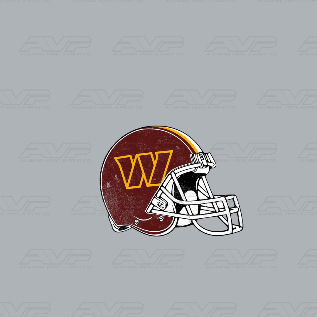 Washington Commanders Pocket Helmet Alabama Vinyl & Print Co.