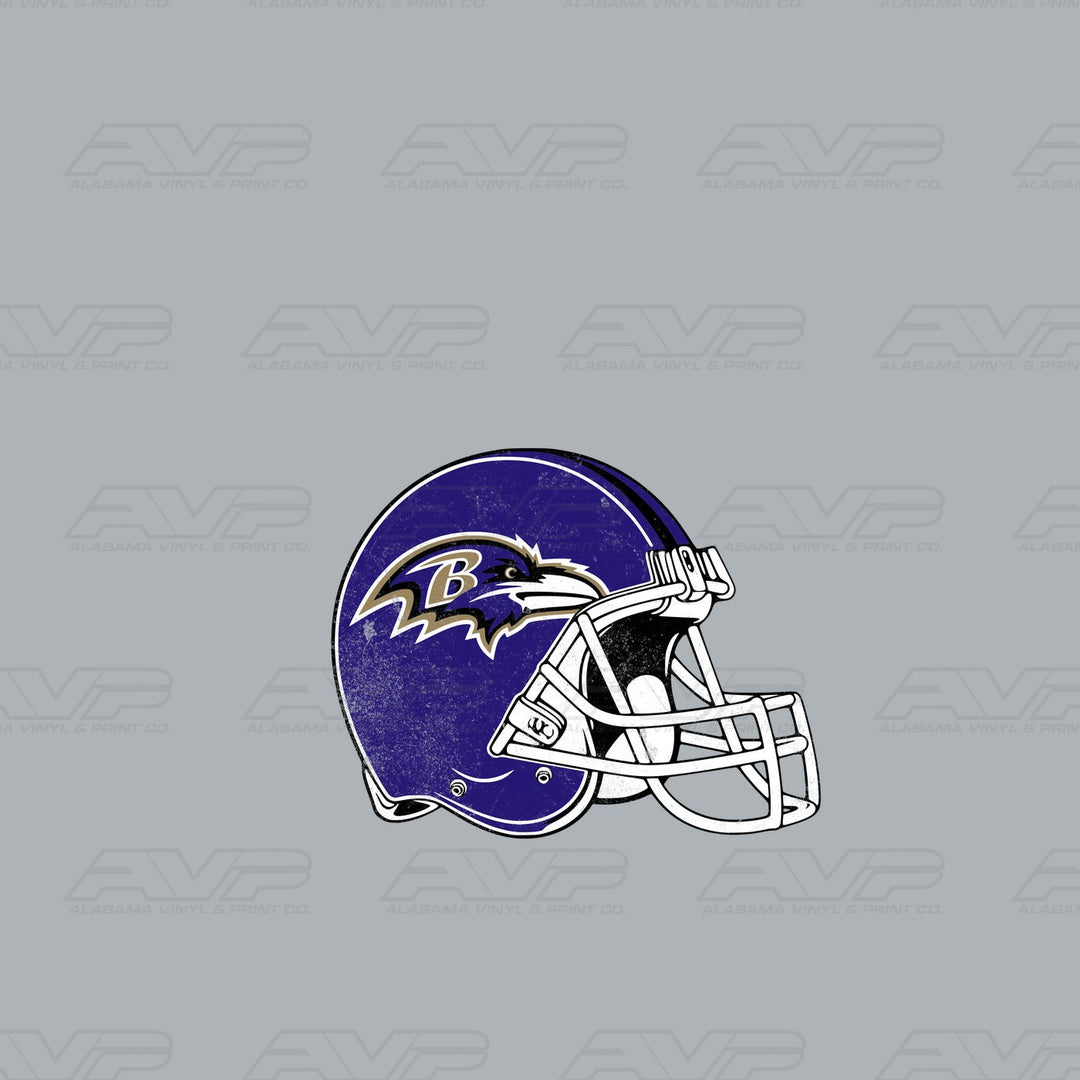 Baltimore Ravens Pocket Helmet Alabama Vinyl & Print Co.