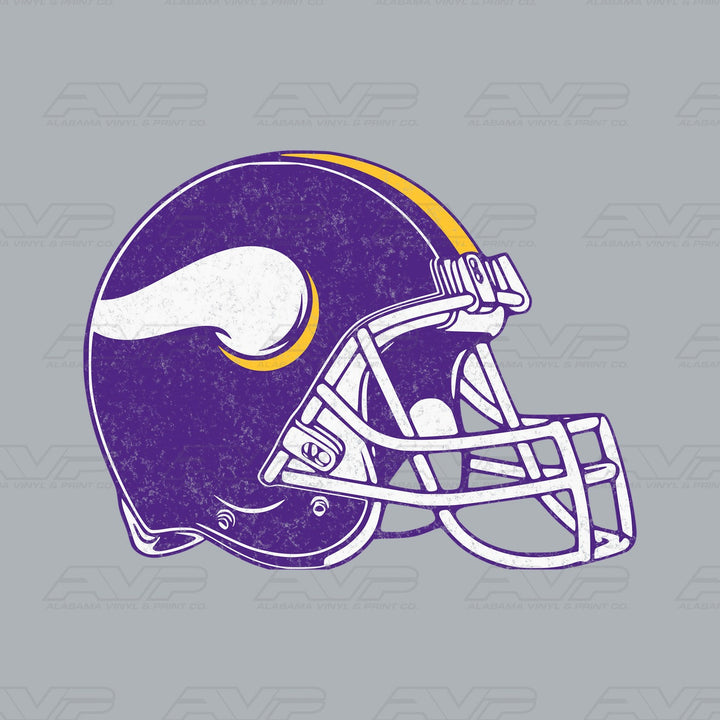 Minnesota VIkings Pocket Helmet Alabama Vinyl & Print Co.