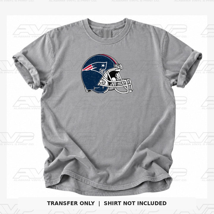 New England Patriots NE Pocket Helmet Alabama Vinyl & Print Co.