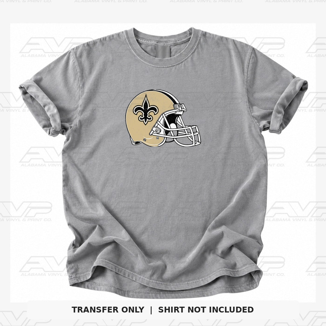 New Orleans Saints NO Pocket Helmet Alabama Vinyl & Print Co.