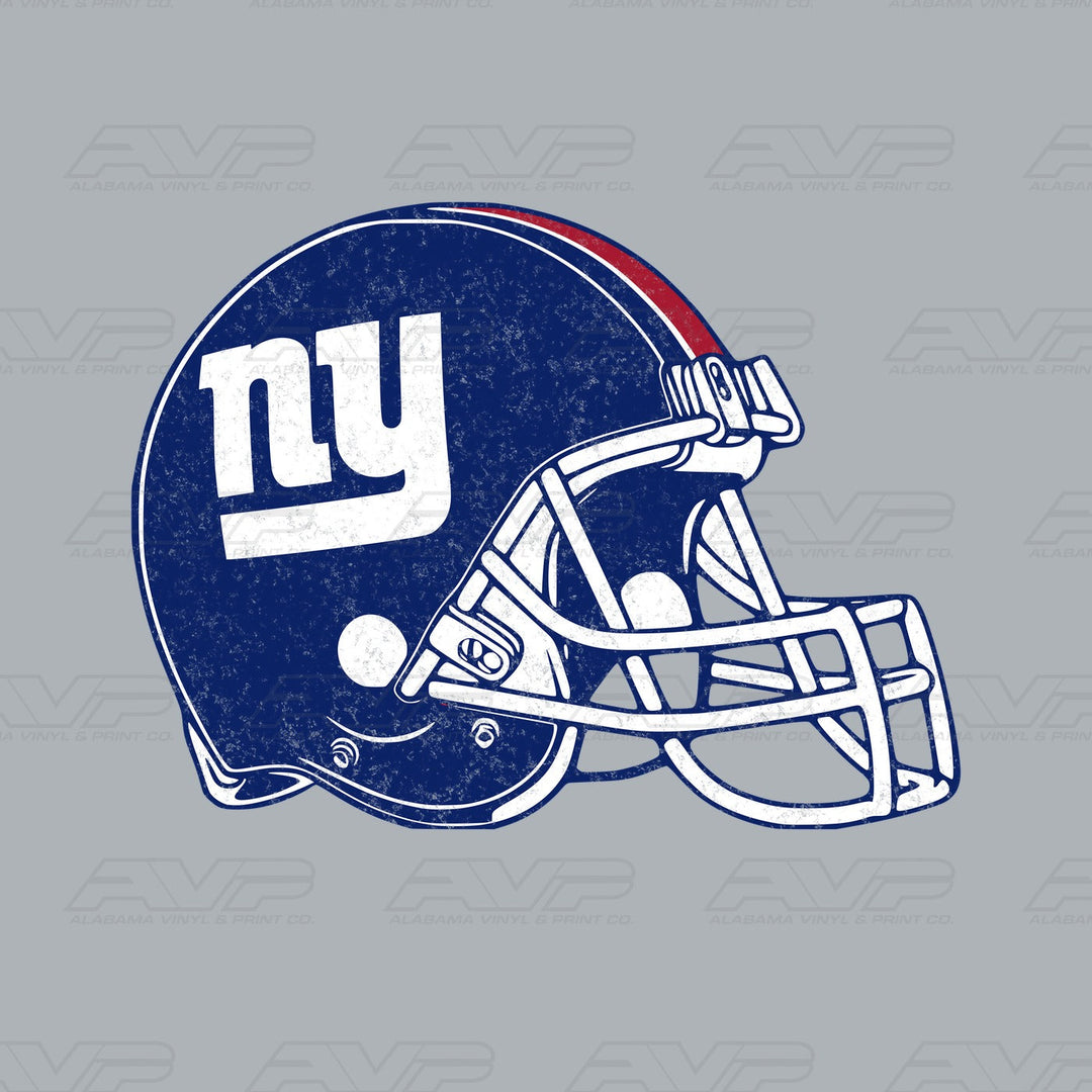 New York Giants NY Pocket Helmet Alabama Vinyl & Print Co.