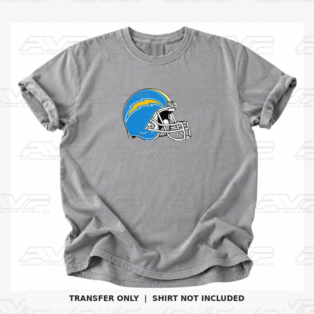 Los Angeles Chargers LA Pocket Helmet Alabama Vinyl & Print Co.