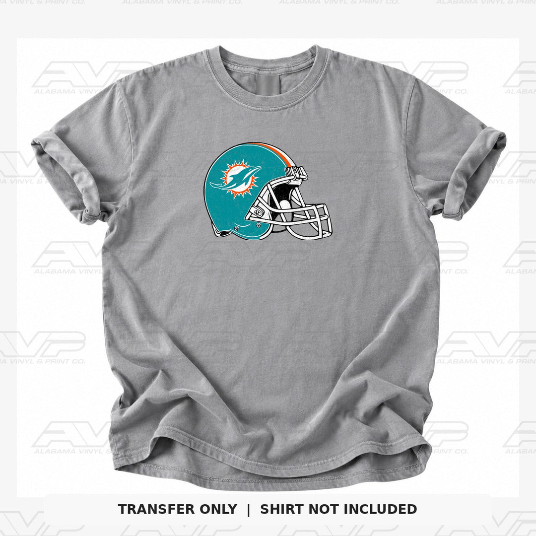 Miami Dolphins Pocket Helmet Alabama Vinyl & Print Co.
