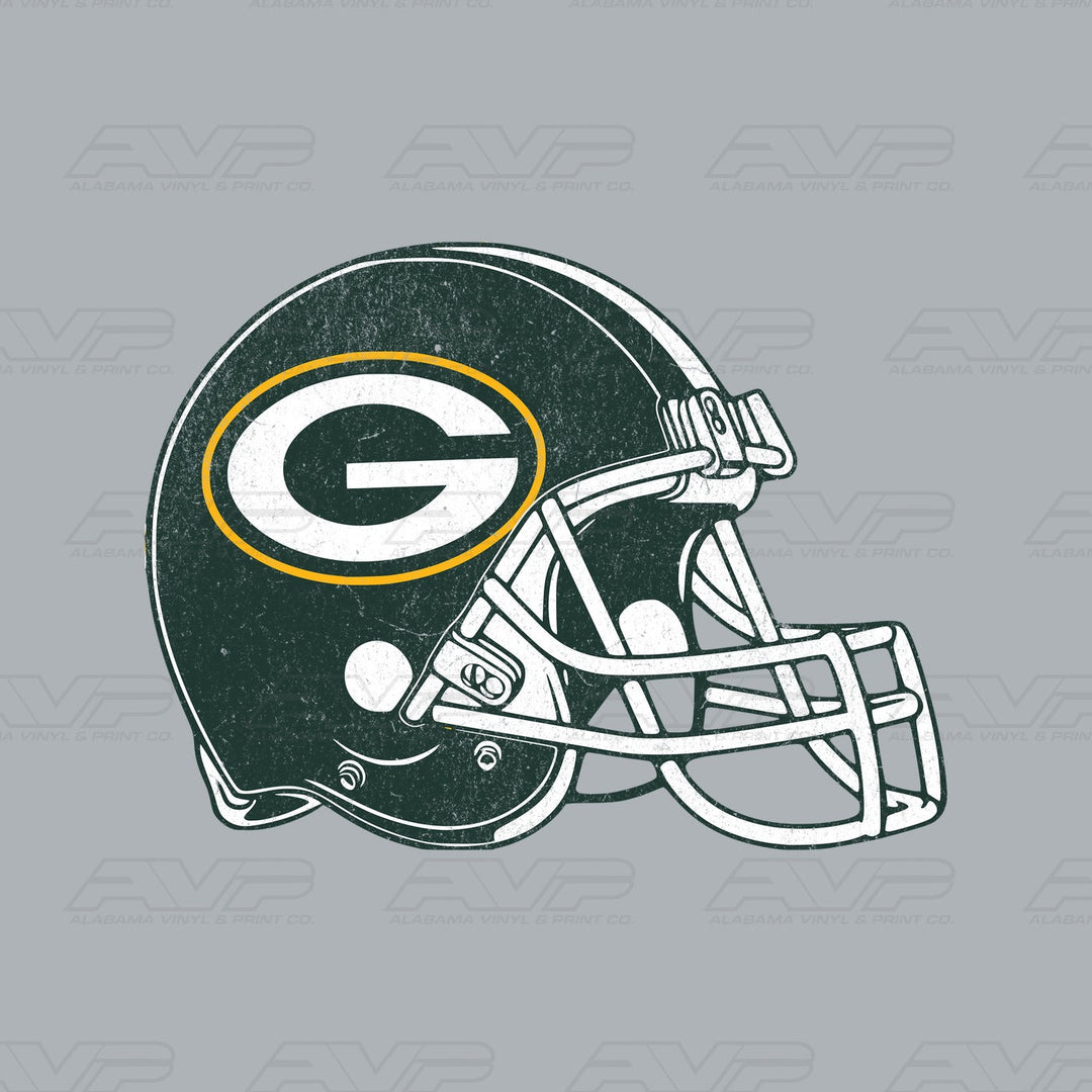 Green Bay Packers Helmet Alabama Vinyl & Print Co.