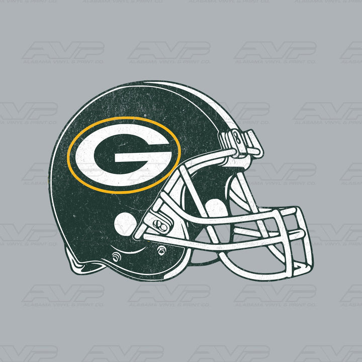 Green Bay Packers Helmet Alabama Vinyl & Print Co.