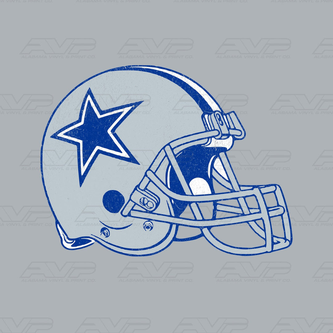 Dallas Cowboys Helmet Alabama Vinyl & Print Co.