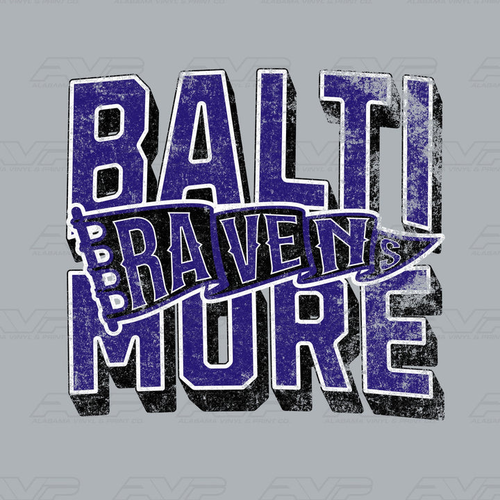 Baltimore Ravens Pennant Alabama Vinyl & Print Co.