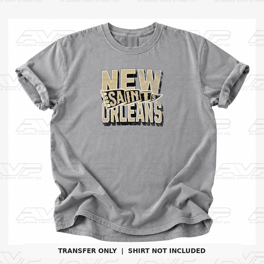 New Orleans Saints Pennant Alabama Vinyl & Print Co.