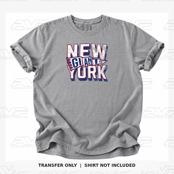 New York Giants NY Pennant Alabama Vinyl & Print Co.