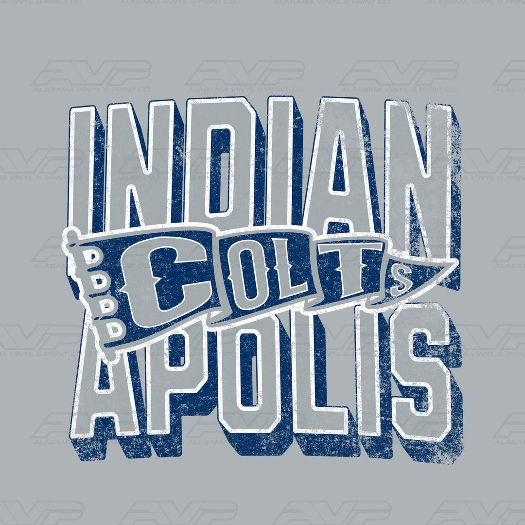 Indianapolis Colts Pennant Alabama Vinyl & Print Co.