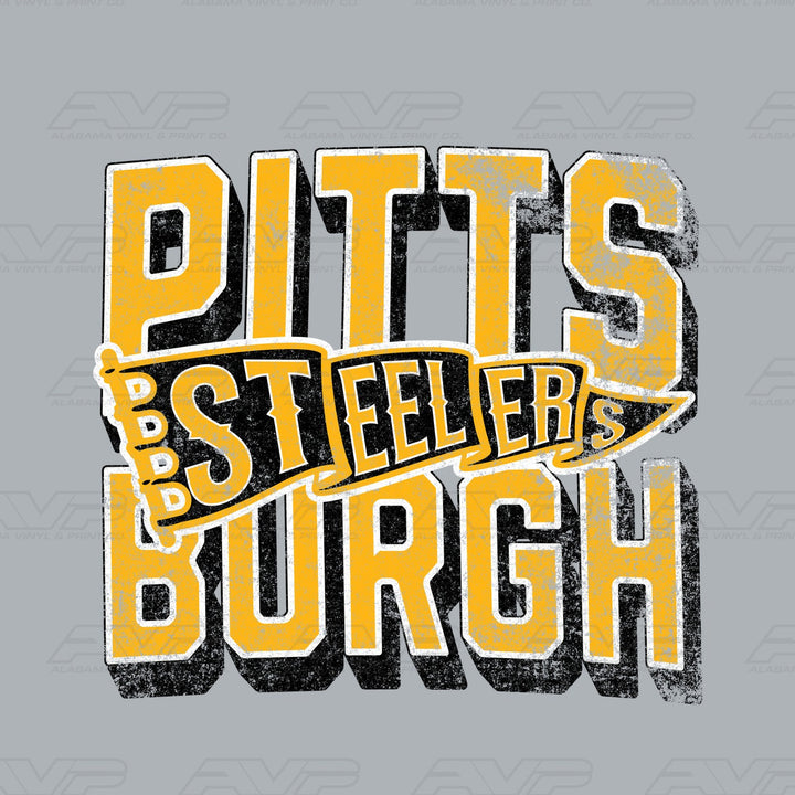 Pittsburgh Steelers Pennant Alabama Vinyl & Print Co.