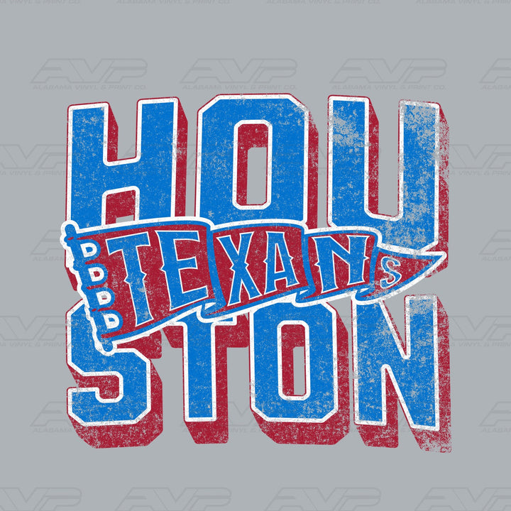Houston Texans Pennant Alabama Vinyl & Print Co.