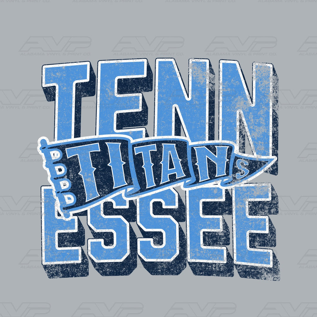 Tennessee Titans Pennant Alabama Vinyl & Print Co.