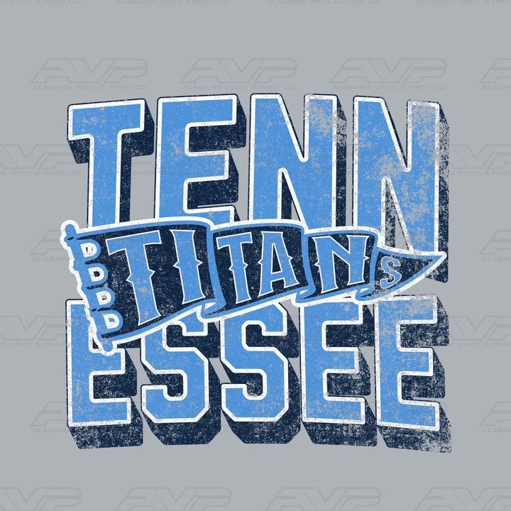 Tennessee Titans Pennant Alabama Vinyl & Print Co.