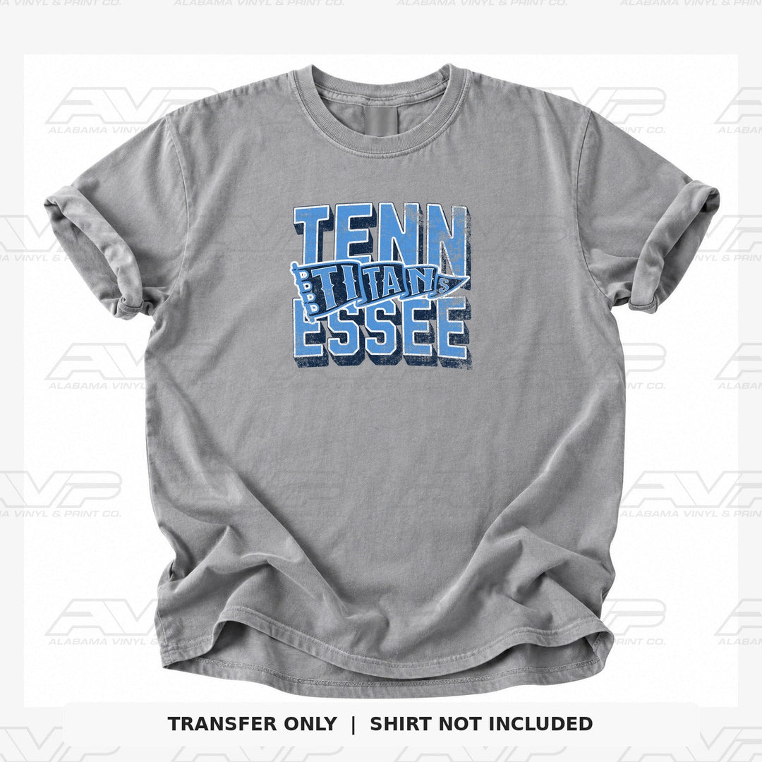 Tennessee Titans Pennant Alabama Vinyl & Print Co.