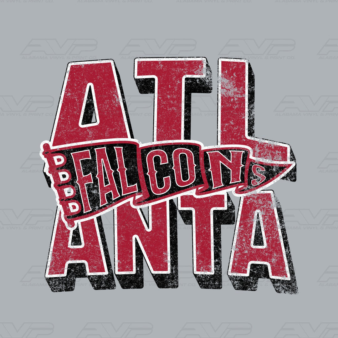 Atlanta Falcons Pennant Alabama Vinyl & Print Co.