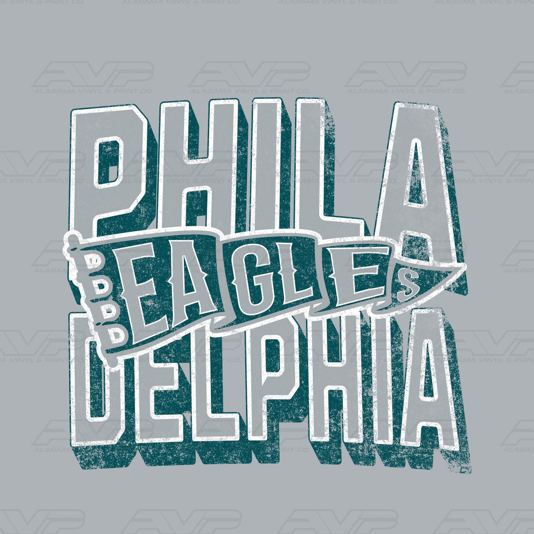 Philadelphia Eagles Pennant Alabama Vinyl & Print Co.
